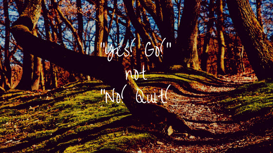 “Yes! Go!”not-No! Quit!